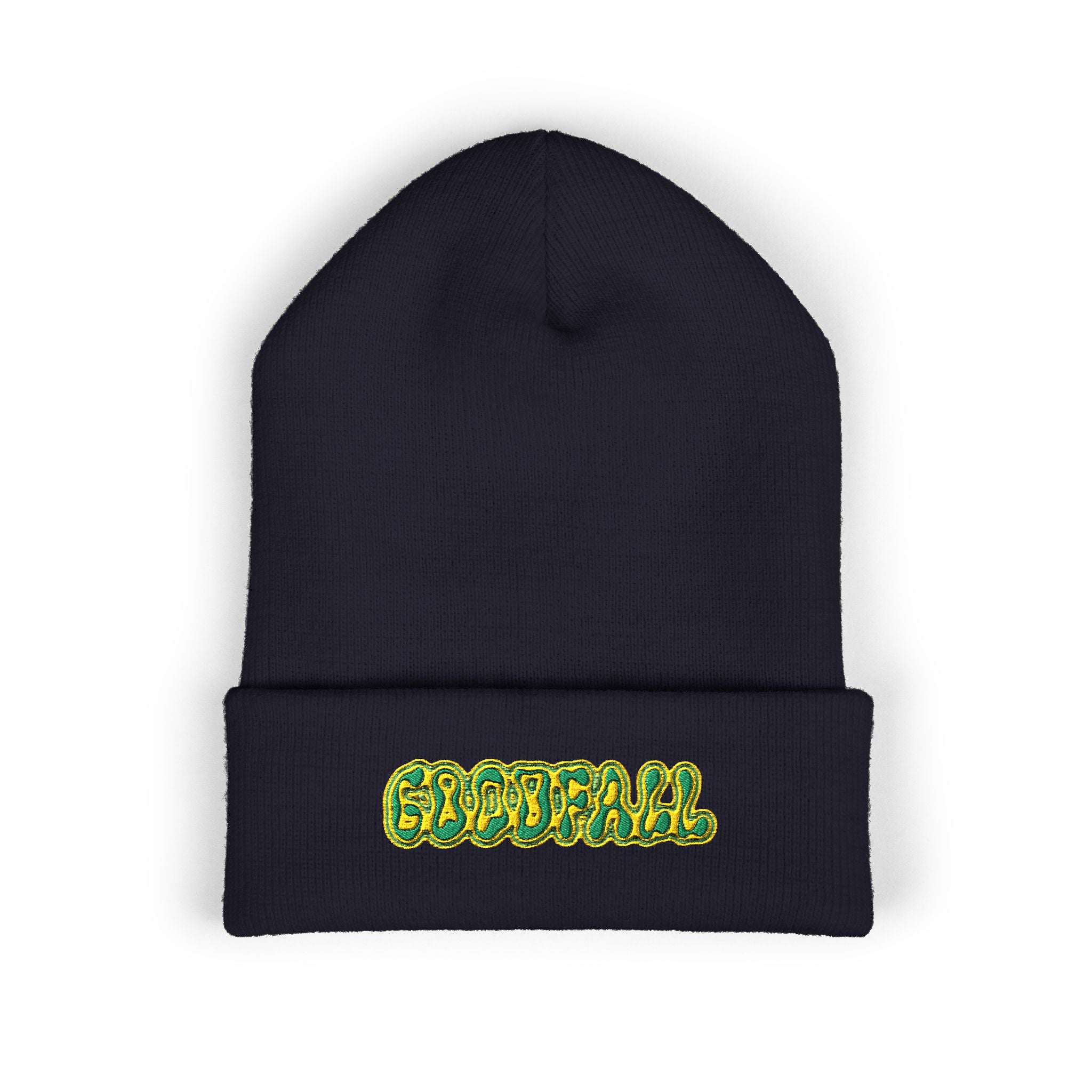 Sticky Fingers Logo Beanie — Climbing Streetwear Embroidered Beanie | Good Fall Studio