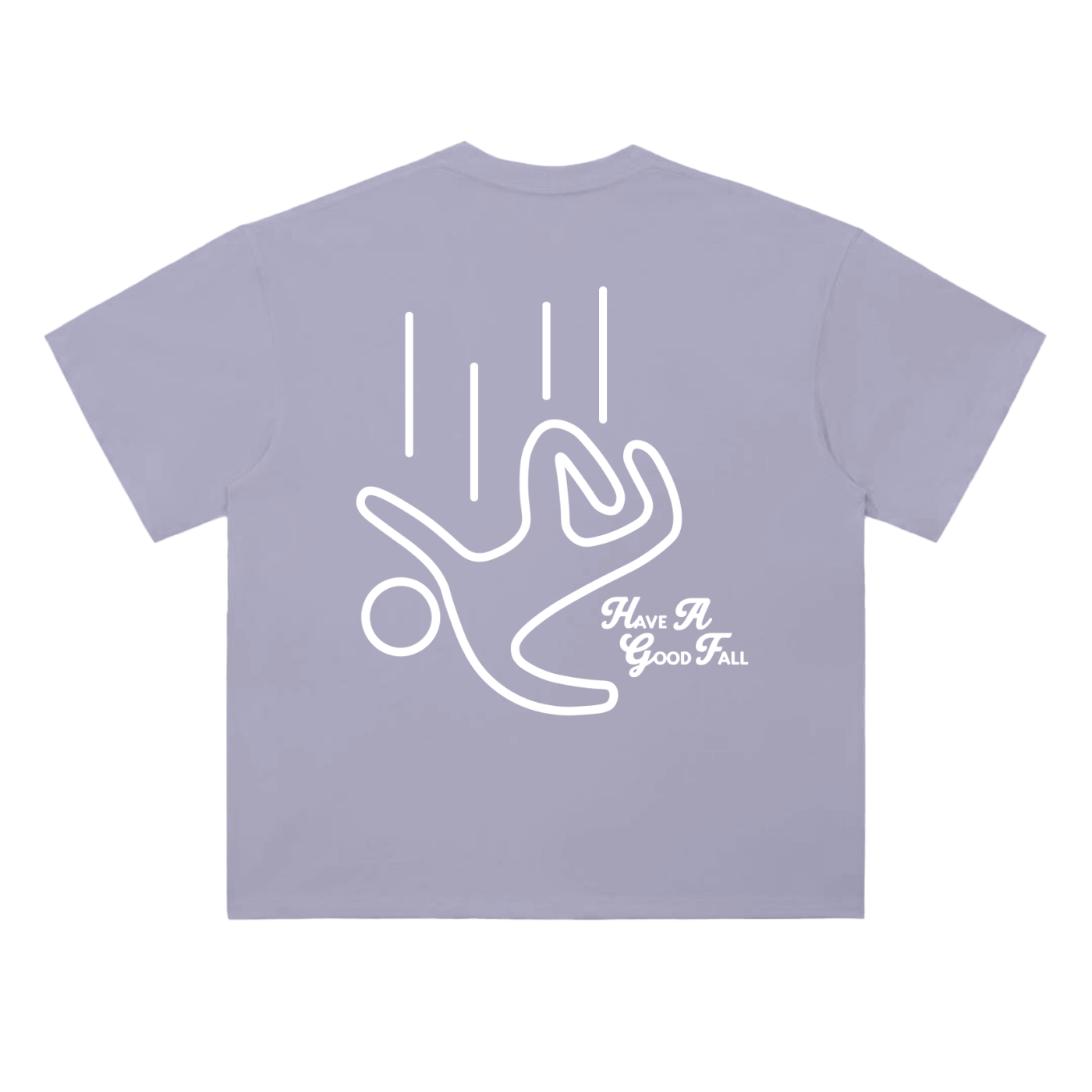 Good Fall Guy Tee (White Print) — Iconic Climbing Streetwear Tee | Good Fall Studio