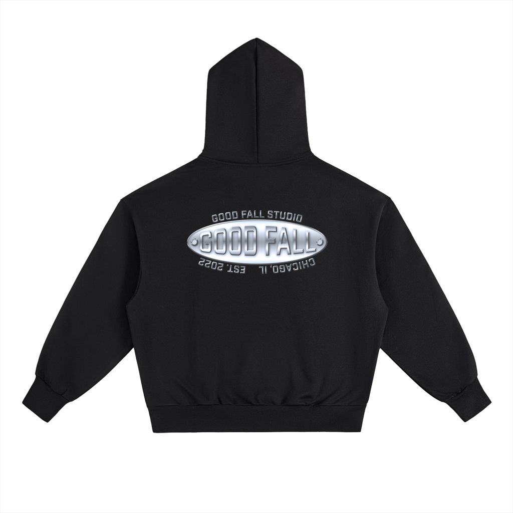 Steel Hoodie — Climbing Streetwear Heavyweight Hoodie | Good Fall Studio
