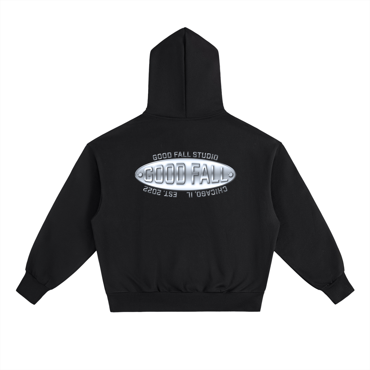Steel Hoodie — Climbing Streetwear Heavyweight Hoodie | Good Fall Studio