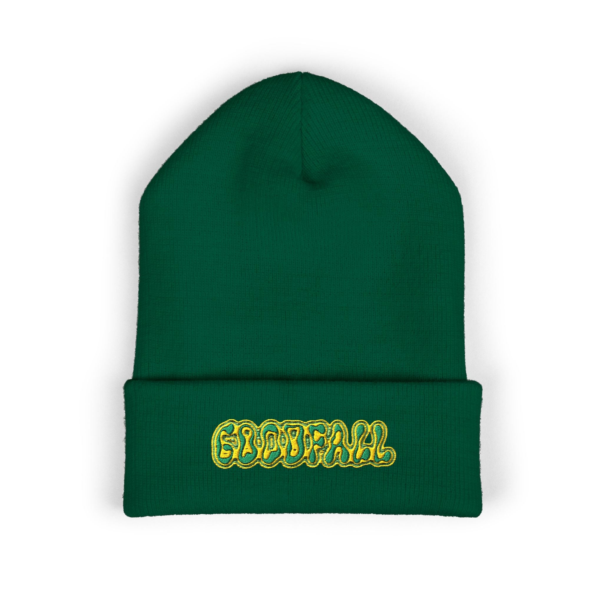 Sticky Fingers Logo Beanie — Climbing Streetwear Embroidered Beanie | Good Fall Studio