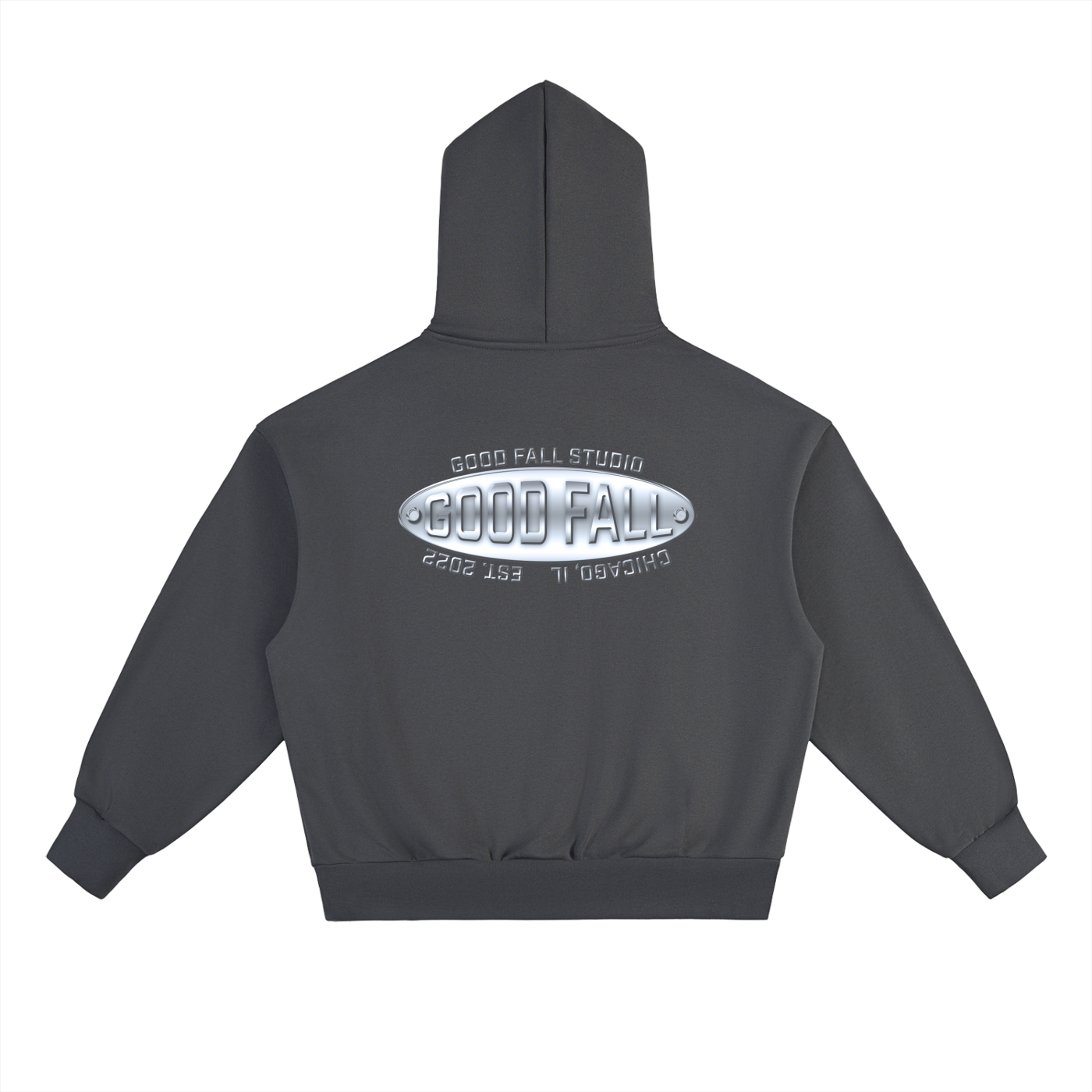 Steel Hoodie — Climbing Streetwear Heavyweight Hoodie | Good Fall Studio
