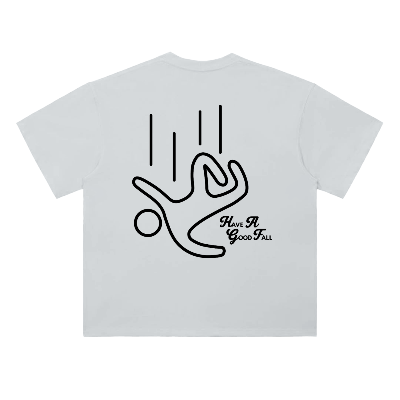 Good Fall Guy Tee (Black Print) — Iconic Climbing Streetwear Tee | Good Fall Studio