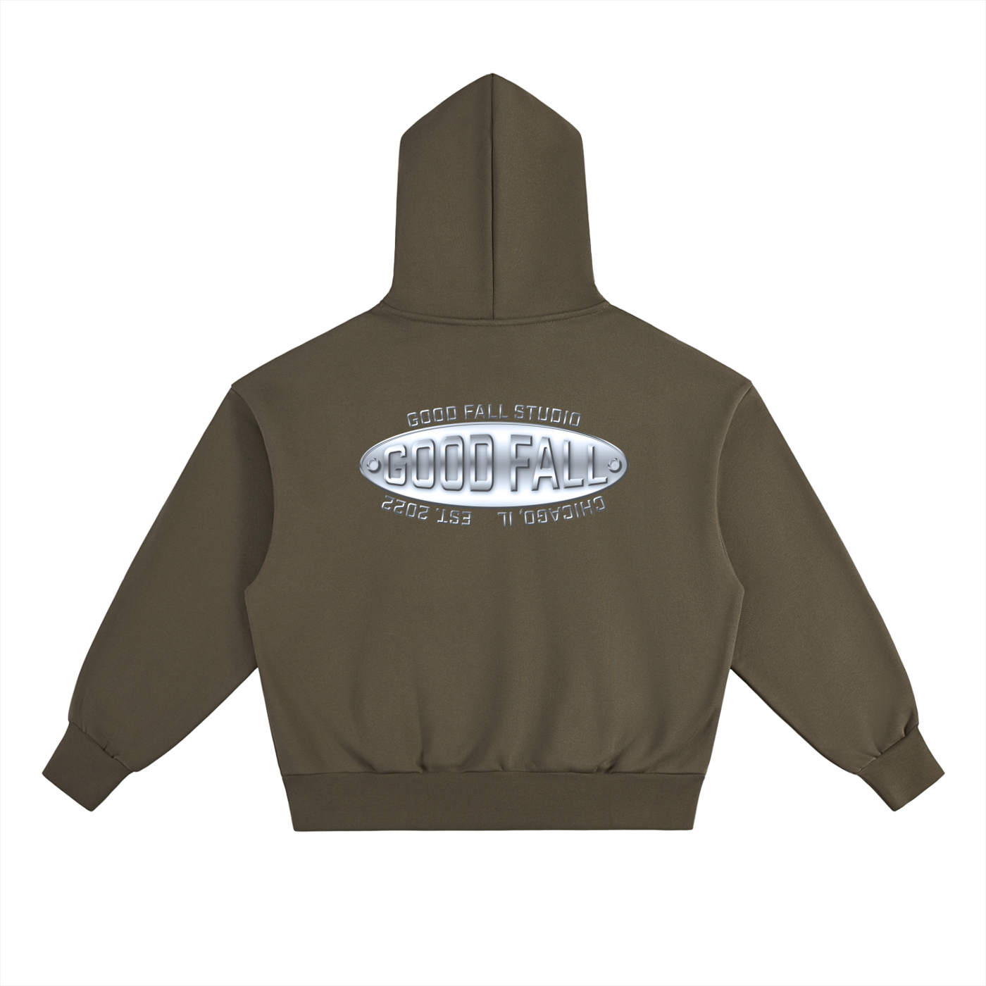 Steel Hoodie — Climbing Streetwear Heavyweight Hoodie | Good Fall Studio