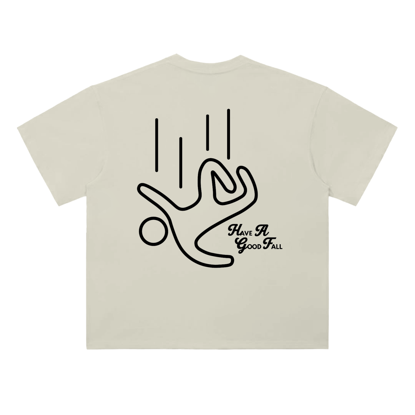Good Fall Guy Tee (Black Print) — Iconic Climbing Streetwear Tee | Good Fall Studio